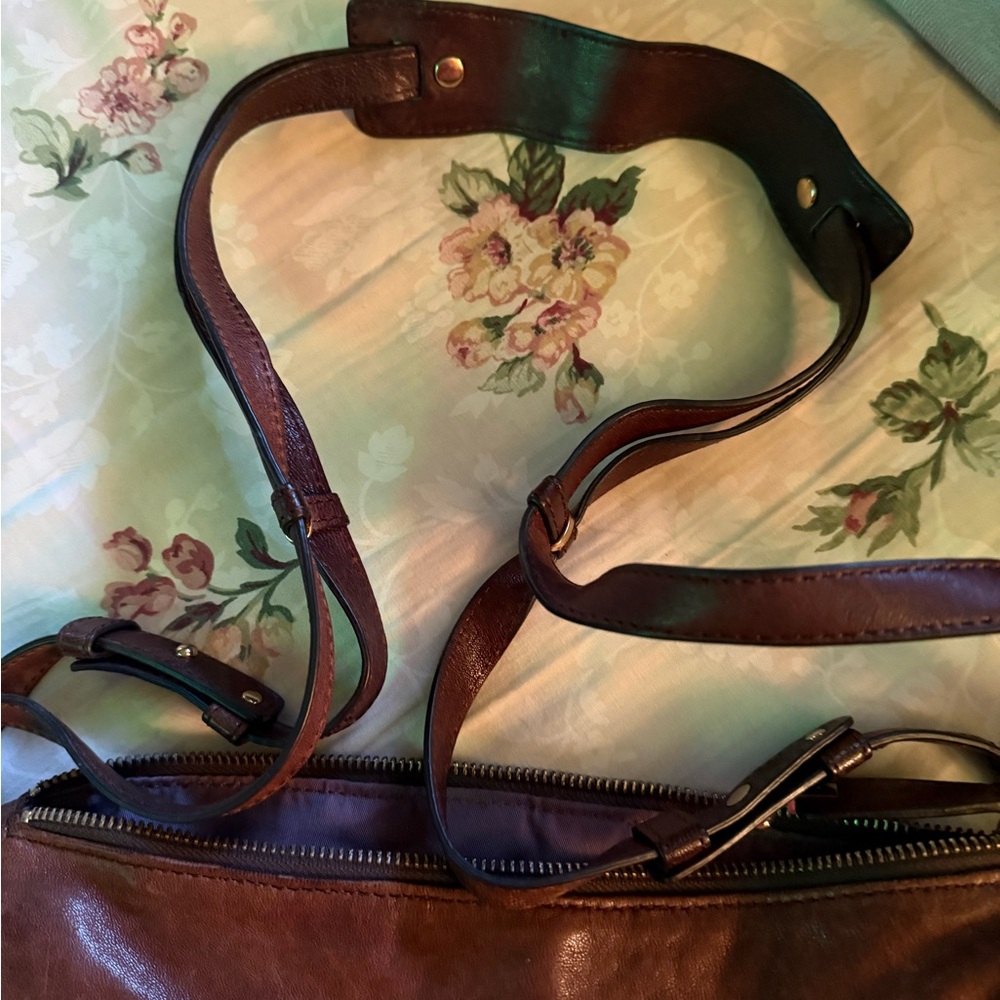 Kooba Brown Leather Shoulder Bag - Picture 4 of 5